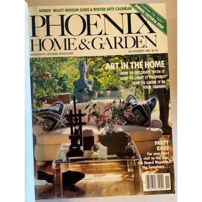 Vintage Phoenix Home & Garden Magazine Collection - 36 Magazines In Three Books