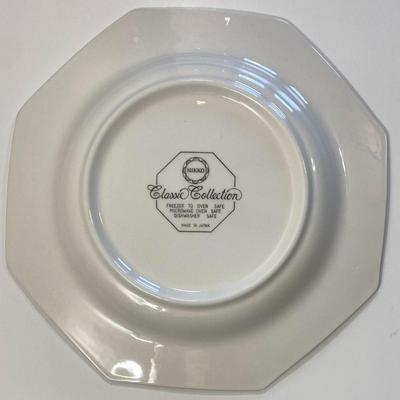 3 Nikko Classic Collection Rose Octagonal 10.75" Plates Made In Japan