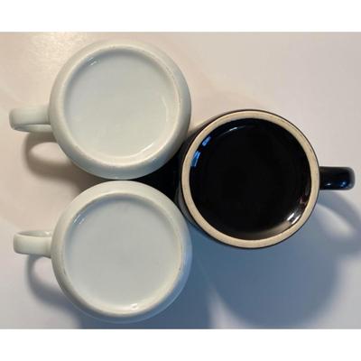 Three Mobil Gas Mugs - Pegasus - Mobiloil / Magnolia / Socony Vintage Logos