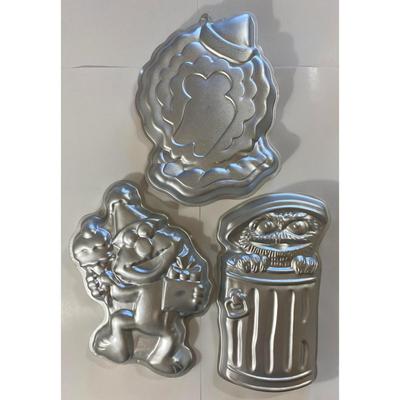 Sesame Street Wilton Cake Pans: Big Bird / Elmo / Oscar
