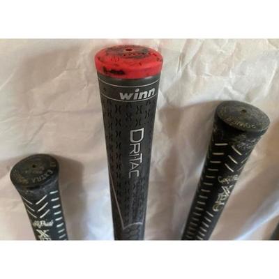 24 Golf Clubs, Irons, Drivers, Putter, Sand Wedge. Wilson / Dunlop / Kid Power