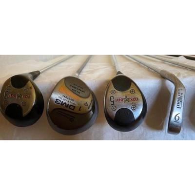 24 Golf Clubs, Irons, Drivers, Putter, Sand Wedge. Wilson / Dunlop / Kid Power