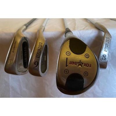 24 Golf Clubs, Irons, Drivers, Putter, Sand Wedge. Wilson / Dunlop / Kid Power