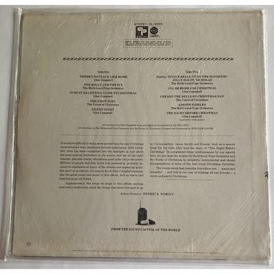 Christmas Vinyl LP Album Lot (2 new) - Glen Campbell, Pat Boone, Debby Boone