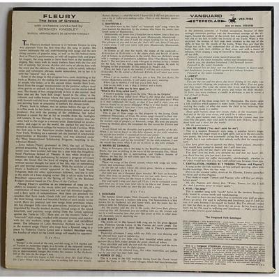 Folk Vinyl LP Albums - Jan Peerce, Fleury, Ray Kinney. Greece / Hawaii / Jewish