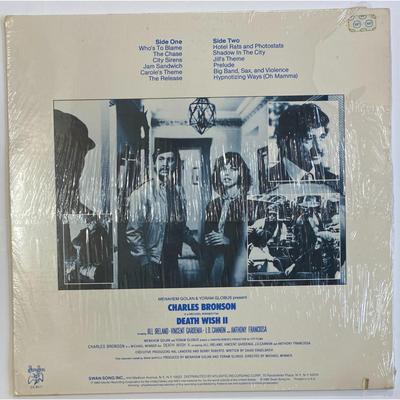 Vintage Charles Bronson Sealed Vinyl LP Albums - Death Wish II & Breakheart Pass