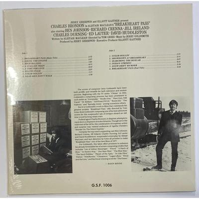 Vintage Charles Bronson Sealed Vinyl LP Albums - Death Wish II & Breakheart Pass