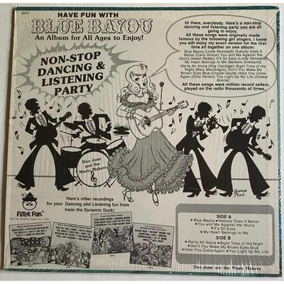 Children's Vinyl LP Albums: Blue Bayou, Swiss Family Robinson, Cowboys, Clowns