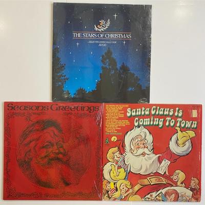 Christmas Vinyl LP Albums - Santa Claus, Avon, Andre Kostelanetz, Smucker's