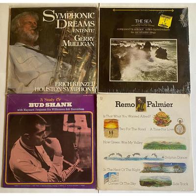 Jazz Sealed Vinyl LP Albums: Remo Palmier, Bud Shank, Gerry Mulligan, Anita Kerr