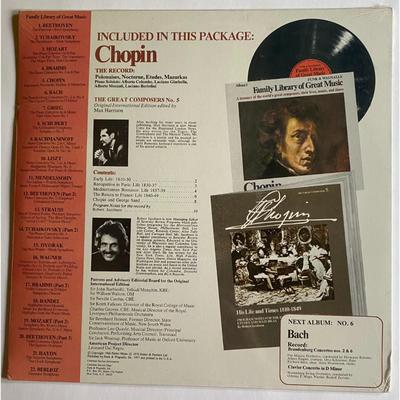 Classical Vinyl LP Albums: Chopin, Bach, Grieg, Schubert, Tchaikovsky, Brahms