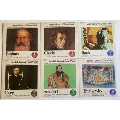Classical Vinyl LP Albums: Chopin, Bach, Grieg, Schubert, Tchaikovsky, Brahms