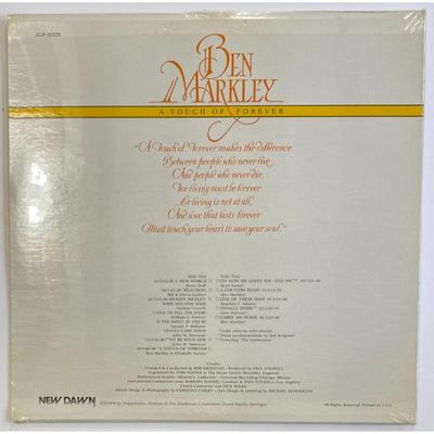 Ben Markley A Touch Of Forever Sealed 1978 Vinyl LP