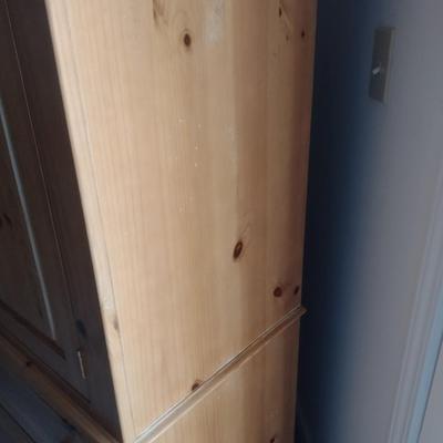 Broyhill Solid Wood Pine Armoire Media Center (No Contents)
