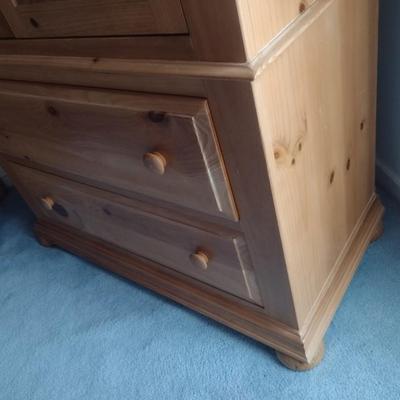 Broyhill Solid Wood Pine Armoire Media Center (No Contents)