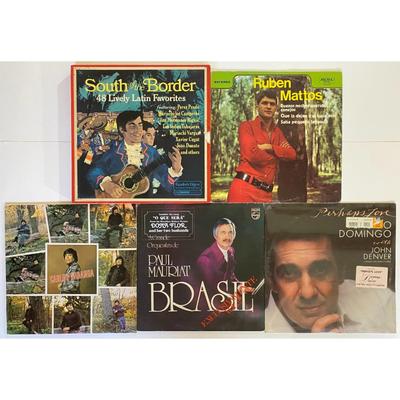 Latin Vinyl LP Album Placido Domingo, Ruben Mattos, Paul Mauriat, Carlos Miranda