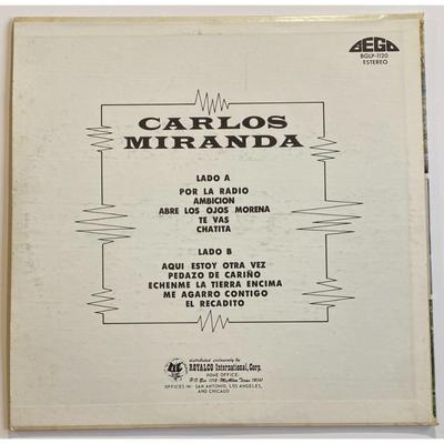Latin Vinyl LP Album Placido Domingo, Ruben Mattos, Paul Mauriat, Carlos Miranda