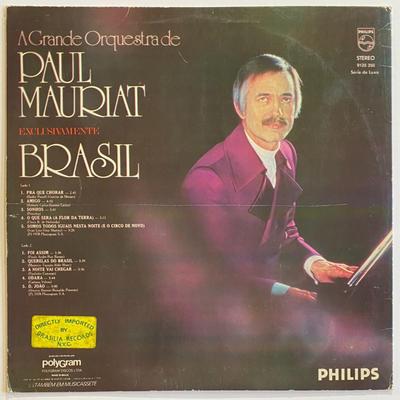 Latin Vinyl LP Album Placido Domingo, Ruben Mattos, Paul Mauriat, Carlos Miranda