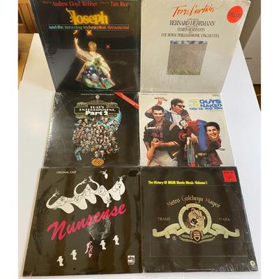 Stage & Screen Vinyl LP Albums Nunsense, MGM Movie, 3 Guys Naked From Waist Down