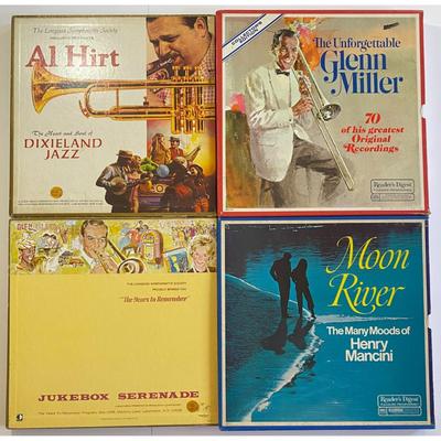Jazz Vinyl LP Albums - Glenn Miller, Henry Mancini, Al Hirt, Jukebox Serenade