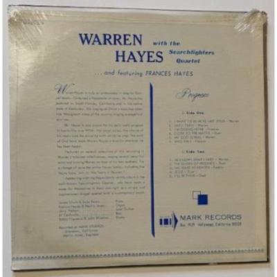 Religious Vinyl LP Albums: B.J. Thomas, Robbie Hiner, Warren Hayes, John Cox