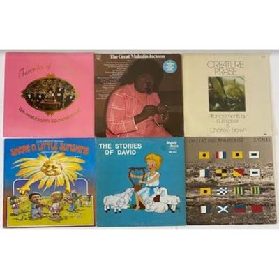 Religious Vinyl LP Albums: Dallas Holm, Mahalia Jackson, Mary Crowley, Gaassman