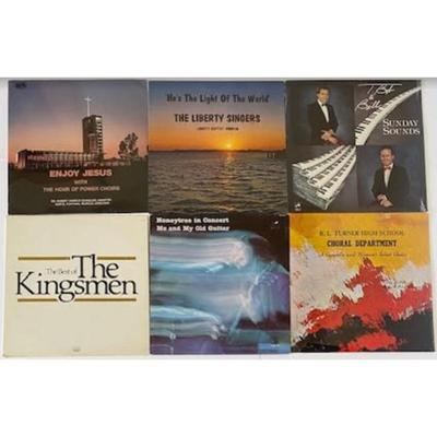 Religious Vinyl LP Albums - Kingsmen, T. Bob & Bill, Liberty Singers, Honeytree