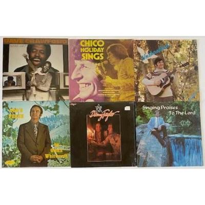 Religious Vinyl LP Albums - Dave Crawford, Chico Holiday, Danny Taylor. Gospel