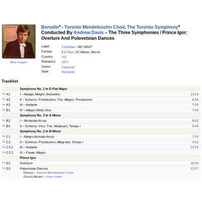 Classical Vinyl LP Albums: Bruckner, Vivaldi, Segovia, Verdi, Oistrakh, Solti