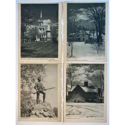 24 Vintage Massachusetts Pictures: Boston, Paul Revere House, Old Ironsides