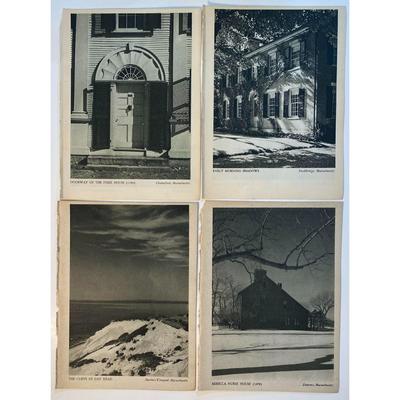 24 Vintage Massachusetts Pictures: Boston, Paul Revere House, Old Ironsides