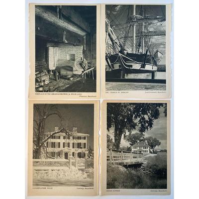 24 Vintage Massachusetts Pictures: Boston, Paul Revere House, Old Ironsides