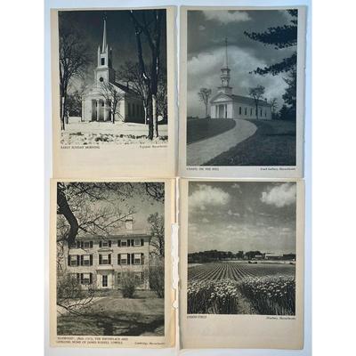 24 Vintage Massachusetts Pictures: Boston, Paul Revere House, Old Ironsides
