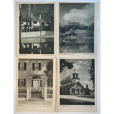 22 Vintage New Hampshire Pictures: Dartmouth, Lake Wiinepasuake, Church, Barn