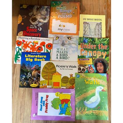 10 Early Childhood / Elementary Books Space Rain Forest Counting Songs Poems