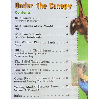 10 Early Childhood / Elementary Books Space Rain Forest Counting Songs Poems