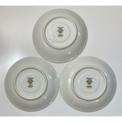 3 Noritake Joanne 6466 Teacup & Saucer Sets Made In Japan