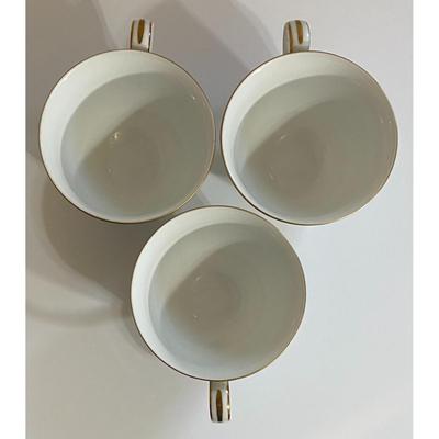 3 Noritake Joanne 6466 Teacup & Saucer Sets Made In Japan