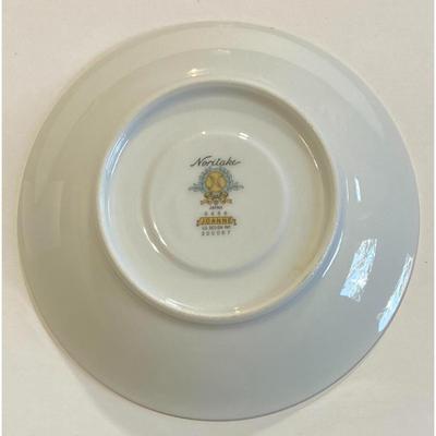 4 Noritake Joanne 6466 Saucers Made In Japan 5 7/8"