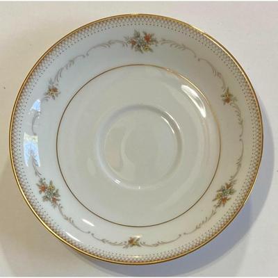 4 Noritake Joanne 6466 Saucers Made In Japan 5 7/8"