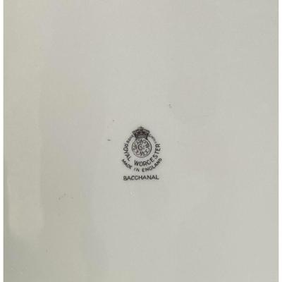 Royal Worcester Fine Bone China Bacchanal Platters (13.5" & 15.5") England