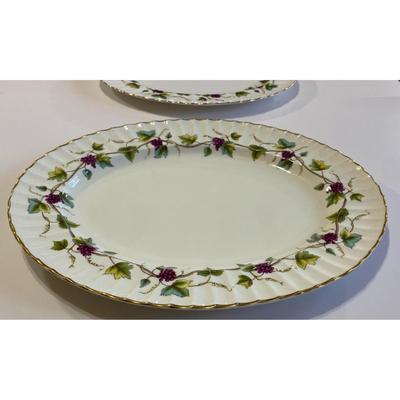 Royal Worcester Fine Bone China Bacchanal Platters (13.5" & 15.5") England