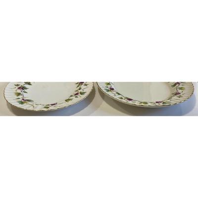 Royal Worcester Fine Bone China Bacchanal Platters (13.5" & 15.5") England