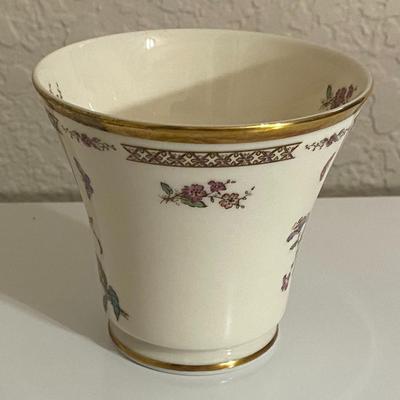 Gorham Fine China Secret Garden Teacup & Saucer Set and 6.5" Bread Plate