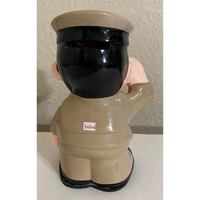 Commando Men Sailor Ceramic Figurine Piggy Bank Uniform Foreign