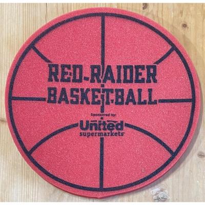 Red Raider Basketball United Supermarket Foam Handheld Sign Texas Tech Lubbock