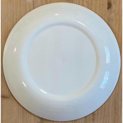 4 Vintage Homer Laughlin Brown & Tan 10 1/8" Dinner Plates