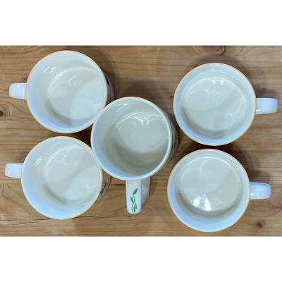 4 Mikasa Wine & Roses Coffee Cups / Mugs + 1 Large Mug CP010 Made In Malaysia