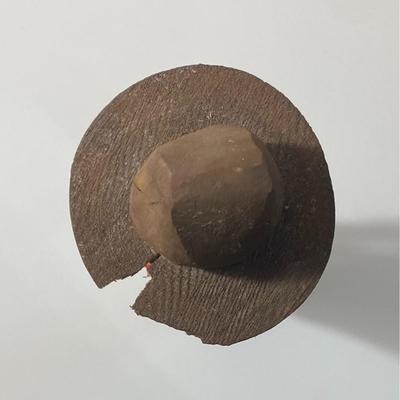 Vintage Carved Wooden Cowboy Figure Folk Art Boots Hat Bandana Americana Western