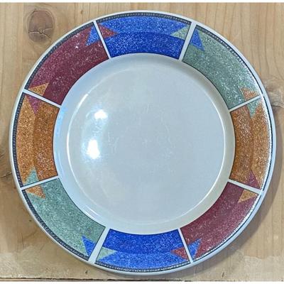 4 Sakura Majesticware 7.5" Astral Stoneware Salad Plates 1997 Sue Zipkin (A)